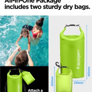 Spigen Aqua Shield WaterProof Dry Bag 20L + 2L A630, cactus green - Image 9