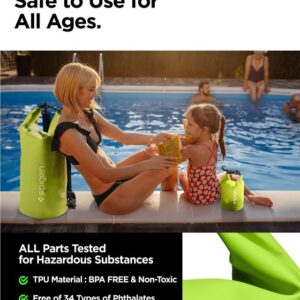 Spigen Aqua Shield WaterProof Dry Bag 20L + 2L A630, cactus green - Image 6