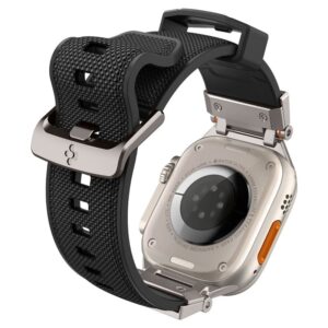 Spigen Durapro Armor apyrankė skirta Apple Watch 4/5/6/7/8/9/SE/ Ultra (42/44/45/49 mm) - juodos spalvos - Image 20