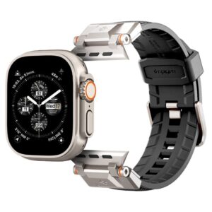Spigen Durapro Armor apyrankė skirta Apple Watch 4/5/6/7/8/9/SE/ Ultra (42/44/45/49 mm) - juodos spalvos - Image 16