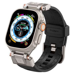 Spigen Durapro Armor apyrankė skirta Apple Watch 4/5/6/7/8/9/SE/ Ultra (42/44/45/49 mm) - juodos spalvos - Image 17