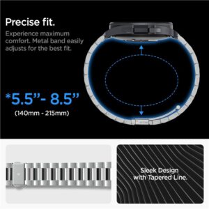 Spigen Modern Fit Band - Bracelet for Samsung Galaxy Watch 6 Classic 47 mm (Silver) - Image 12
