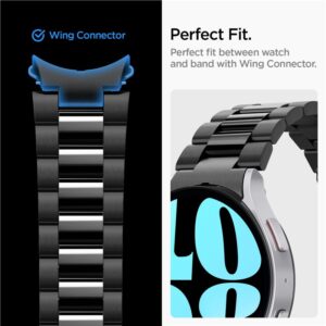 Spigen Modern Fit Band - Bracelet for Samsung Galaxy Watch 6 44 mm (Black) - Image 10