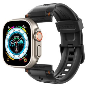 Spigen Rugged Ultra apyrankė, matinės juodos spalvos - Apple Watch 49mm/46mm/45mm/44mm/42mm - Image 5
