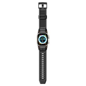 Spigen Rugged Ultra apyrankė, matinės juodos spalvos - Apple Watch 49mm/46mm/45mm/44mm/42mm - Image 19