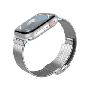 Spigen Sleek Link, sidabro spalvos - Apple Watch 49mm/46mm/45mm/44mm/42mm - Image 7