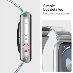 Spigen Sleek Link. sidabro spalvos - Apple Watch 42mm/41mm/40mm/38mm - Image 20