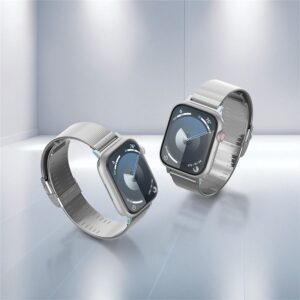 Spigen Sleek Link. sidabro spalvos - Apple Watch 42mm/41mm/40mm/38mm - Image 15