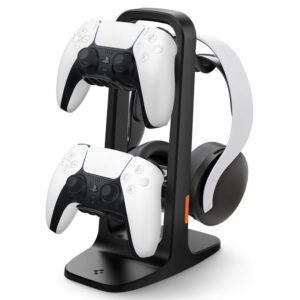 Spigen Universal Game Controller & Headset Stand, juodos spalvos - Image 3