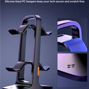 Spigen Universal Game Controller & Headset Stand, juodos spalvos - Image 9