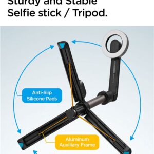 Asmenukių lazda Spigen S571W MagSafe Bluetooth with tripod - juodos spalvos - Image 16