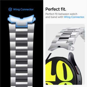 Spigen Modern Fit 316L, sidabro spalvos - Samsung Galaxy Watch7 44/40mm - Image 20