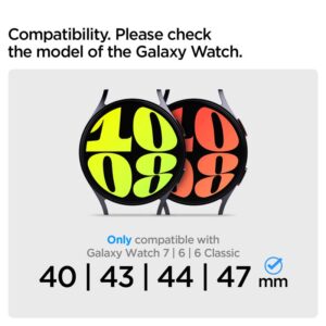 Spigen Modern Fit 316L, sidabro spalvos - Samsung Galaxy Watch7 44/40mm - Image 5