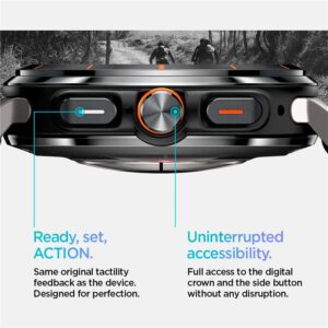 Apyrankė Samsung Galaxy Watch Ultra (47mm) Spigen Fit Lite juodos spalvos - Image 16