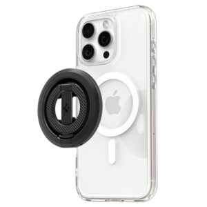 Spigen O-Mag Magnetic Phone Holder with Adjustable Stand, juodos spalvos