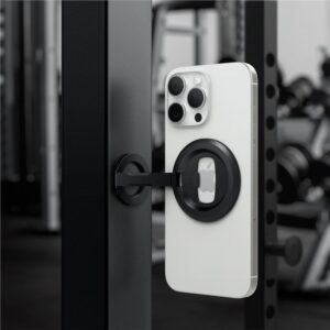 Spigen O-Mag Magnetic Phone Holder with Adjustable Stand, juodos spalvos - Image 13