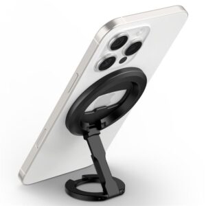 Spigen O-Mag Magnetic Phone Holder with Adjustable Stand, juodos spalvos - Image 9
