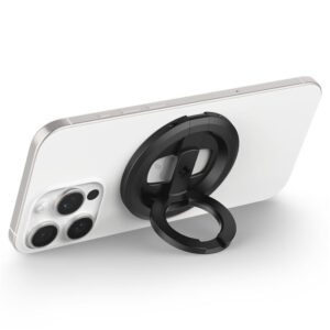 Spigen O-Mag Magnetic Phone Holder with Adjustable Stand, juodos spalvos - Image 10