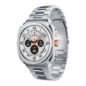 Spigen Modern Fit Band - Bracelet for Samsung Galaxy Watch Ultra 47 mm (Silver) - Image 7