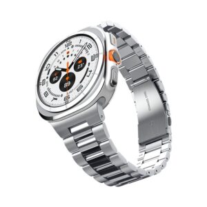 Spigen Modern Fit Band - Bracelet for Samsung Galaxy Watch Ultra 47 mm (Silver) - Image 11