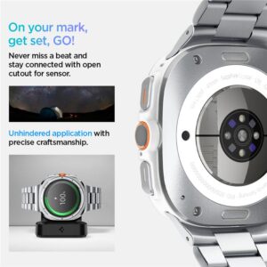 Spigen Modern Fit Band - Bracelet for Samsung Galaxy Watch Ultra 47 mm (Silver) - Image 15