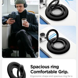 Spigen Nano Pop MagSafe Phone Ring - Finger holder with stand function (Black Sesame) - Image 14