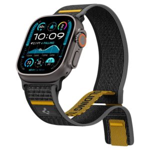 Juoda apyrankė Apple Watch 6 / 7 / 8 / 9 / 10 / SE / Ultra 1 / 2 ( 44 / 45 / 46 / 49 mm) laikrodžiui "Spigen Athlex Air" - Image 15
