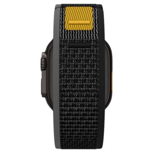 Juoda apyrankė Apple Watch 6 / 7 / 8 / 9 / 10 / SE / Ultra 1 / 2 ( 44 / 45 / 46 / 49 mm) laikrodžiui "Spigen Athlex Air" - Image 16