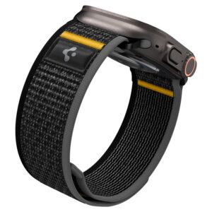 Juoda apyrankė Apple Watch 6 / 7 / 8 / 9 / 10 / SE / Ultra 1 / 2 ( 44 / 45 / 46 / 49 mm) laikrodžiui "Spigen Athlex Air" - Image 19