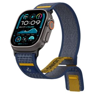Mėlyna apyrankė Apple Watch 6 / 7 / 8 / 9 / 10 / SE / Ultra 1 / 2 ( 44 / 45 / 46 / 49 mm) laikrodžiui "Spigen Athlex Air" - Image 15
