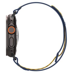 Mėlyna apyrankė Apple Watch 6 / 7 / 8 / 9 / 10 / SE / Ultra 1 / 2 ( 44 / 45 / 46 / 49 mm) laikrodžiui "Spigen Athlex Air" - Image 17