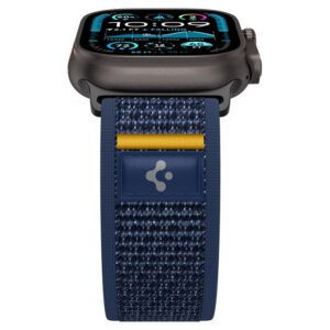 Mėlyna apyrankė Apple Watch 6 / 7 / 8 / 9 / 10 / SE / Ultra 1 / 2 ( 44 / 45 / 46 / 49 mm) laikrodžiui "Spigen Athlex Air" - Image 18