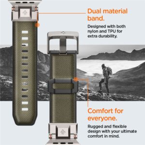 Spigen DuraPro Armor Strap for Apple Watch 44 / 45 / 46 / 49 mm - Green - Image 13