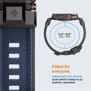 Spigen DuraPro Armor Strap for Apple Watch 44 / 45 / 46 / 49 mm - Navy Blue - Image 10
