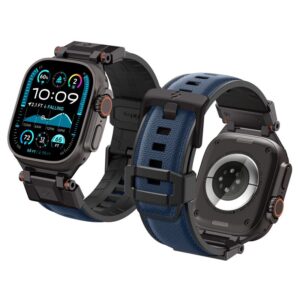 Spigen DuraPro Armor Strap for Apple Watch 44 / 45 / 46 / 49 mm - Navy Blue - Image 15