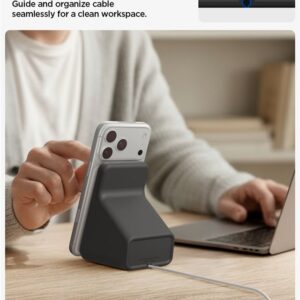 Spigen MagSafe Charger Stand S, juodos spalvos - Image 20