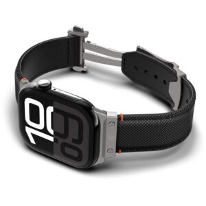 Spigen Classic Fit apyrankė, juodos spalvos - Apple Watch 49mm/46mm/45mm/44mm - Image 13