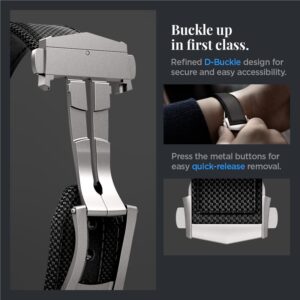 Spigen Classic Fit apyrankė, juodos spalvos - Apple Watch 49mm/46mm/45mm/44mm - Image 5