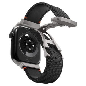 Spigen Classic Fit apyrankė, juodos spalvos - Apple Watch 49mm/46mm/45mm/44mm - Image 8