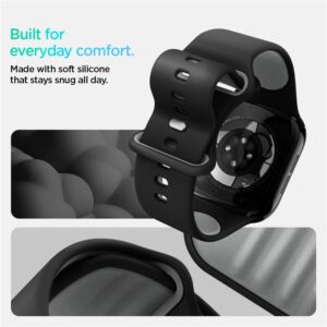 Juoda apyrankė Apple Watch 6 / 7 / 8 / 9 / 10 / SE / Ultra 1 / 2 (44 / 45 / 46 / 49 mm) laikrodžiui "Spigen Nano Pop" - Image 15