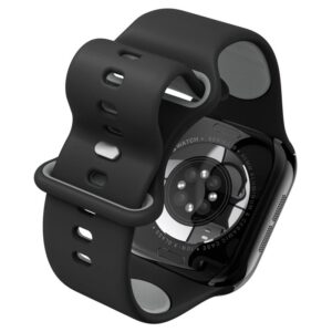 Juoda apyrankė Apple Watch 6 / 7 / 8 / 9 / 10 / SE / Ultra 1 / 2 (44 / 45 / 46 / 49 mm) laikrodžiui "Spigen Nano Pop" - Image 22