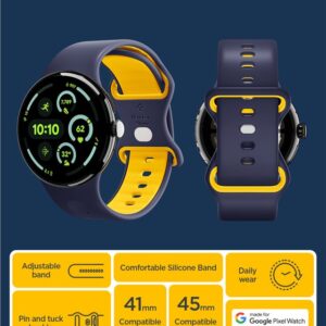 Spigen Nano Pop apyrankė, blueberry navy - Google Pixel Watch 4/3/2/1 41mm - Image 10