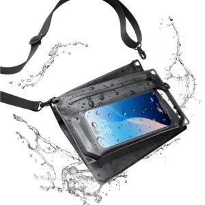 Spigen A640 Waterproof Phone Bag - juodos spalvos - Image 20