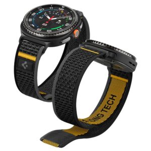 Spigen Athlex Air apyrankė skirta Samsung Galaxy Watch 40/44/46mm - juodos spalvos ir geltonos spalvos - Image 11