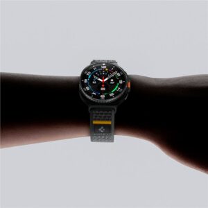 Spigen Athlex Air apyrankė skirta Samsung Galaxy Watch 40/44/46mm - juodos spalvos ir geltonos spalvos - Image 12