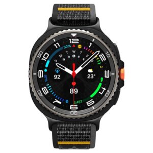 Spigen Athlex Air apyrankė skirta Samsung Galaxy Watch 40/44/46mm - juodos spalvos ir geltonos spalvos - Image 14