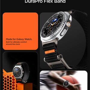 Spigen DuraPro Flex apyrankė skirti Samsung Galaxy Watch 40/44/46 mm - juodos spalvos - Image 14