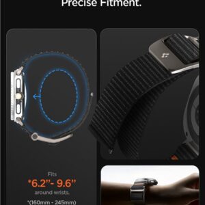 Spigen DuraPro Flex apyrankė skirti Samsung Galaxy Watch 40/44/46 mm - juodos spalvos - Image 15