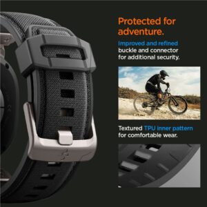 Spigen DuraPro Armor, juodos spalvos - Samsung Galaxy Watch 8 46mm/44mm/40mm - Image 5