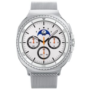 Spigen Metal Fit, sidabro spalvos - Samsung Samsung Galaxy Watch 8 (40/44/46mm) - Image 8